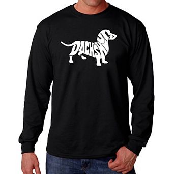 Dachshund - Men's Word Art Long Sleeve T-shirt