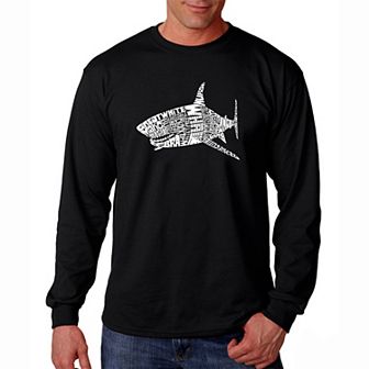 SPECIES OF SHARK - Men's Word Art Long Sleeve T-shirt