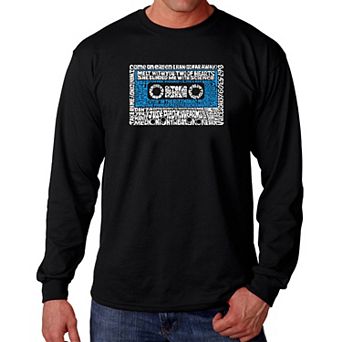 80s One Hit Wonders - Men's Word Art Long Sleeve T-shirt
