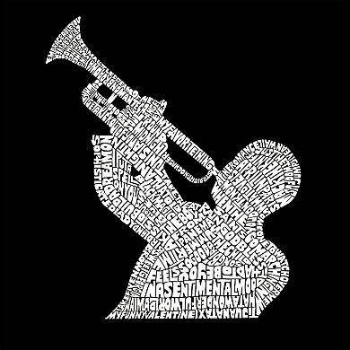 ALL TIME JAZZ SONGS - Men's Word Art Long Sleeve T-shirt
