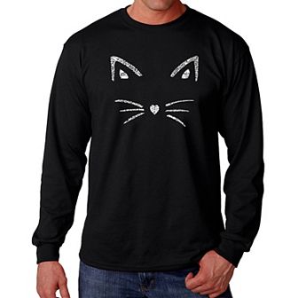 Whiskers - Men's Word Art Long Sleeve T-shirt