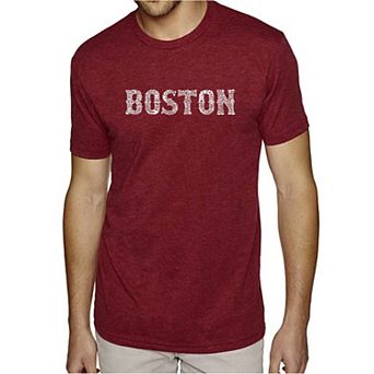 BOSTON NEIGHBORHOODS - Men's Premium Blend Word Art T-Shirt