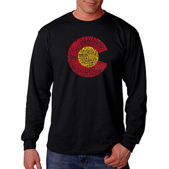 Colorado - Men's Word Art Long Sleeve T-shirt