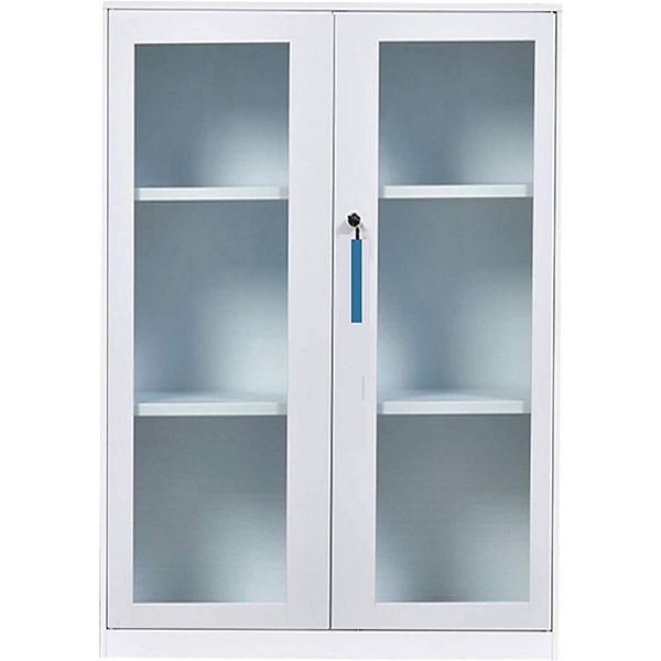 MECOLOR 35.4 in. Metal Office File with Door and Lock for