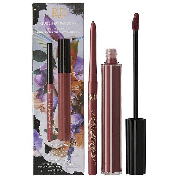 KVD Beauty Queen of Poisons FullSize Vegan TransferProof Lip Duo