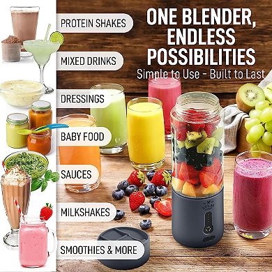 Zulay Kitchen 18 oz Personal Blenders that Crush Ice 