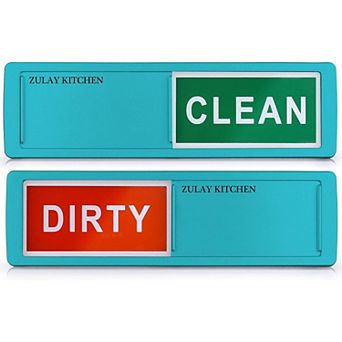 Zulay Kitchen Dishwasher Clean Dirty Magnet Sign