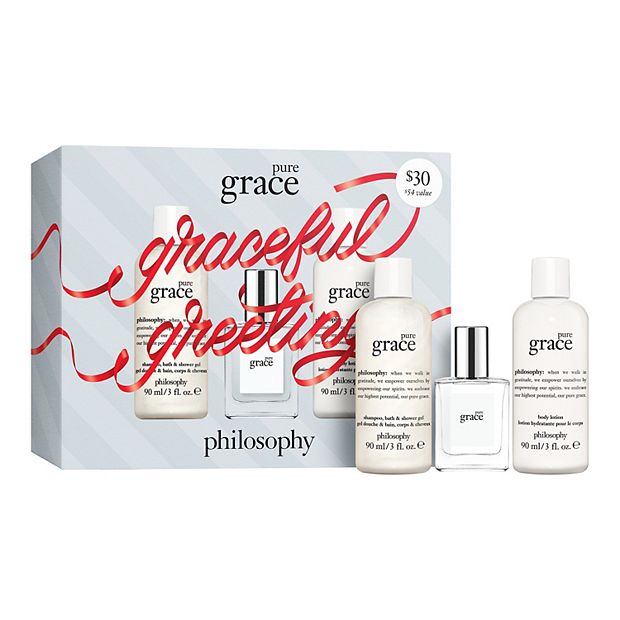 Philosophy Pure Grace 3-Piece Gift Set – Face and Body Shoppe