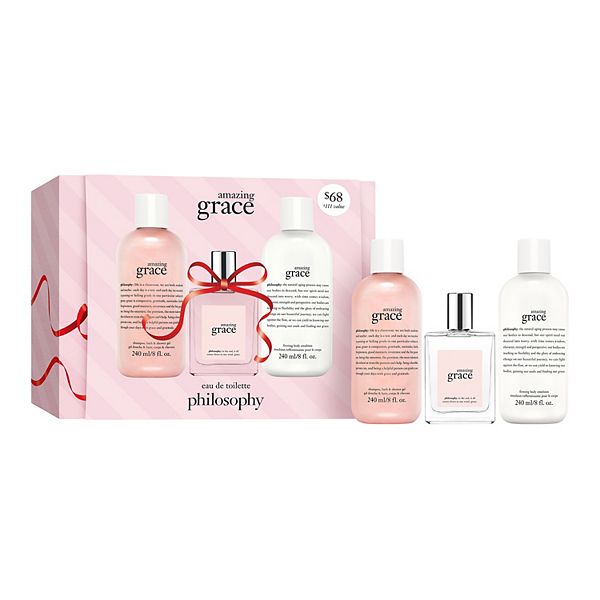 philosophy 3 pc Amazing Grace Eau de Toilette Collection Holiday Gift Set