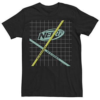 Men's Nerf Cross Coordinates Grid Graphic Tee