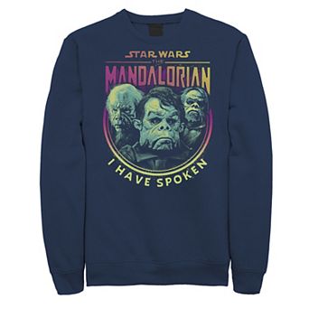 Men's Star Wars The Mandalorian Kuiil I Have Spoken Circle Fleece Sweatshirt