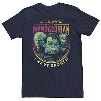 Men's Star Wars The Mandalorian Kuiil I Have Spoken Circle Graphic Tee