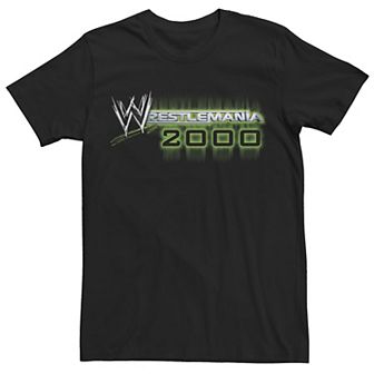 Men's WWE Wrestlemania 2000 Logo Graphic Tee