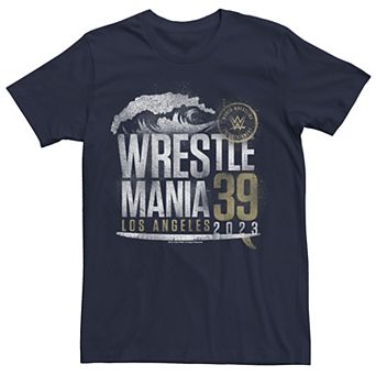 Men's WWE Wrestlemania 39 Los Angeles 2023 Wave Graphic Tee