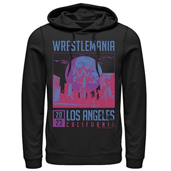 Men's WWE Wrestlemania Los Angeles California 2023 Poster Graphic Hoodie