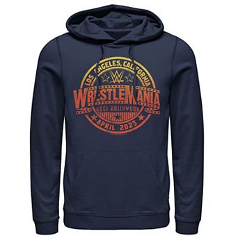 Men's WWE Wrestlemania Goes Hollywood Circle Badge Graphic Hoodie