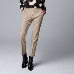 Beig/khaki Simply Vera Vera Wang Pants - Bottoms, Clothing