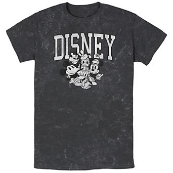 Men's Disney Mickey Mouse Group Bombard Wash Graphic Tee