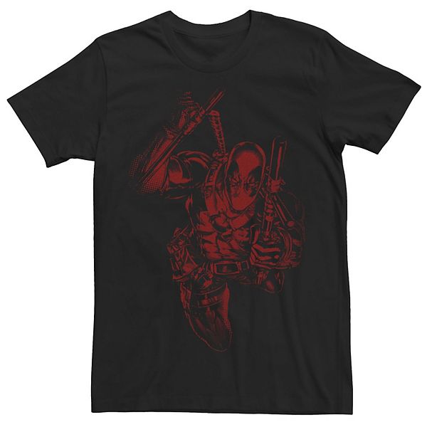 Men's Marvel Comics Retro Deadpool Details Graphic Tee