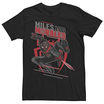 Men's Marvel Comics Retro Ultimate Spider-Man Leap Logo Graphic Tee