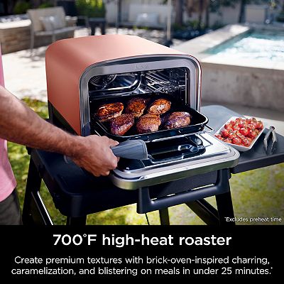 Ninja Woodfire™ Pizza Oven, 8-in-1 function, 5 pizza settings, 700