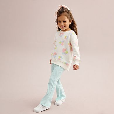 Baby & Toddler Girls Jumping Beans® Crewneck & Flare Leggings Set