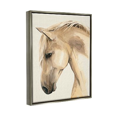 Stupell Home Decor Country Horse Farm Animal Portrait Framed Wall Art