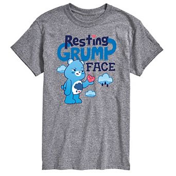 Big & Tall Care Bears Resting Grump Face Graphic Tee