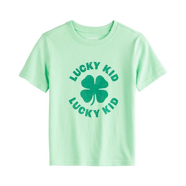 Boys 4-12 Jumping Beans® Short Sleeve St. Patrick's Day Graphic Tee