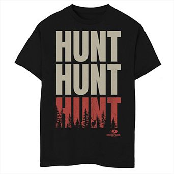 Boys Mossy Oak Hunt Stacked Forest Graphic Tee