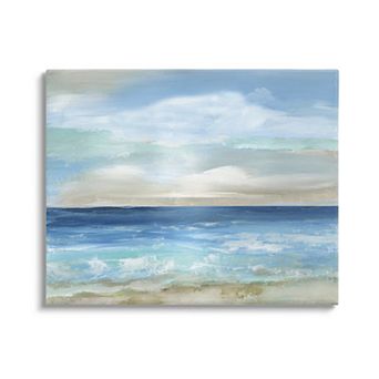 Stupell Home Decor Crashing Ocean Ripples Scenery Canvas Wall Art