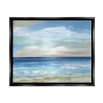 Stupell Home Decor Crashing Ocean Ripples Scenery Framed Wall Art