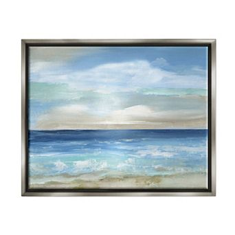Stupell Home Decor Crashing Ocean Ripples Scenery Framed Wall Art