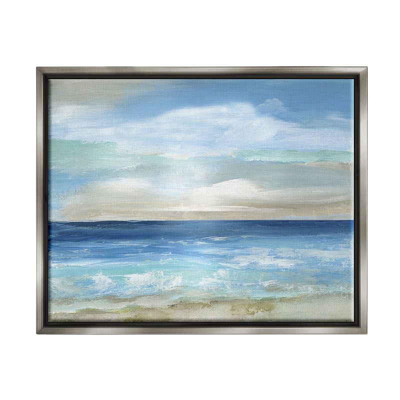 UPC 197081485106 product image for Stupell Home Decor Crashing Ocean Ripples Scenery Framed Wall Art, Gray | upcitemdb.com