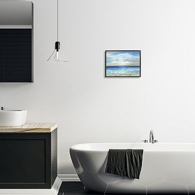 Stupell Home Decor Crashing Ocean Ripples Scenery Framed Wall Art