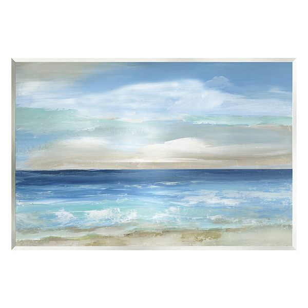 Stupell Home Decor Crashing Ocean Ripples Scenery Framed Wall Art