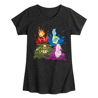 Disney's Elemental Girls 7-16 Group Graphic Tee
