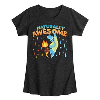 Disney's Elemental Ember & Wade Girls 7-16 Naturally Awesome Graphic Tee