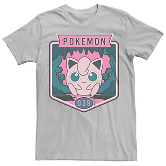 Men's Pokemon Jigglypuff Cave Badge Tee