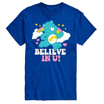 Big & Tall Care Bears Believe In U Tee Graphic Tee