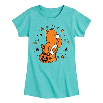 Girls 7-16 Care Bears Trick Or Sweet Bear Halloween Graphic Tee