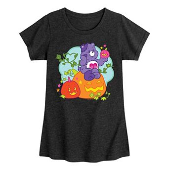 Girls 7-16 Care Bears Pumpkin Halloween Graphic Tee