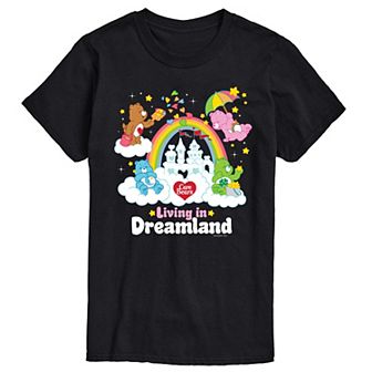 Big & Tall Care Bears Living In Dreamland Graphic Tee