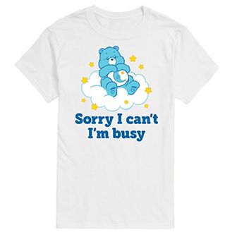 Big & Tall Care Bears Sorry I Can't Graphic Tee