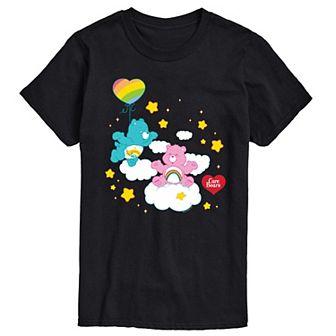Big & Tall Care Bears Wish And Cheer Graphic Tee
