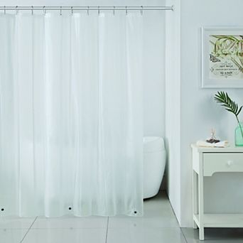 Dainty Home Light Weight Shower Curtain Liner With Magnetized Hem