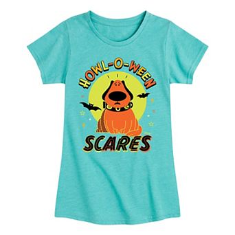 Disney / Pixar's UP Girls 7-16 Dug Howl-O-Ween Scares Graphic Tee
