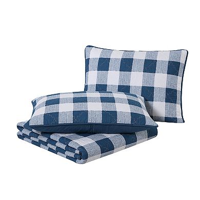 Wrangler Flagstaff Check Quilt Set