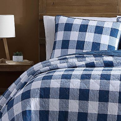 Wrangler Flagstaff Check Quilt Set