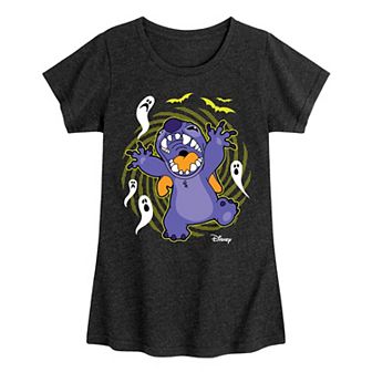 Disney's Lilo & Stitch Girls 7-16 Halloween Stitch Ghosts Graphic Tee